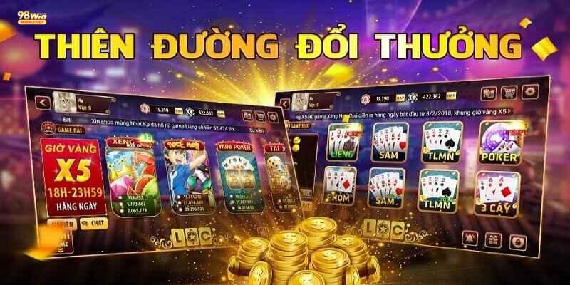 Các cổng game nổ hũ chất lượng vượt trội tại nền tảng uy tín 98WIN 